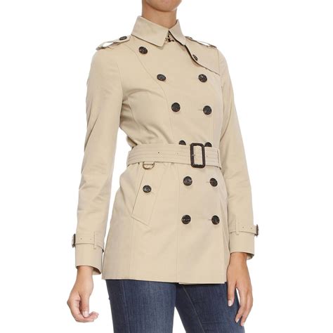 trench burberry corto|Burberry shell trench coat.